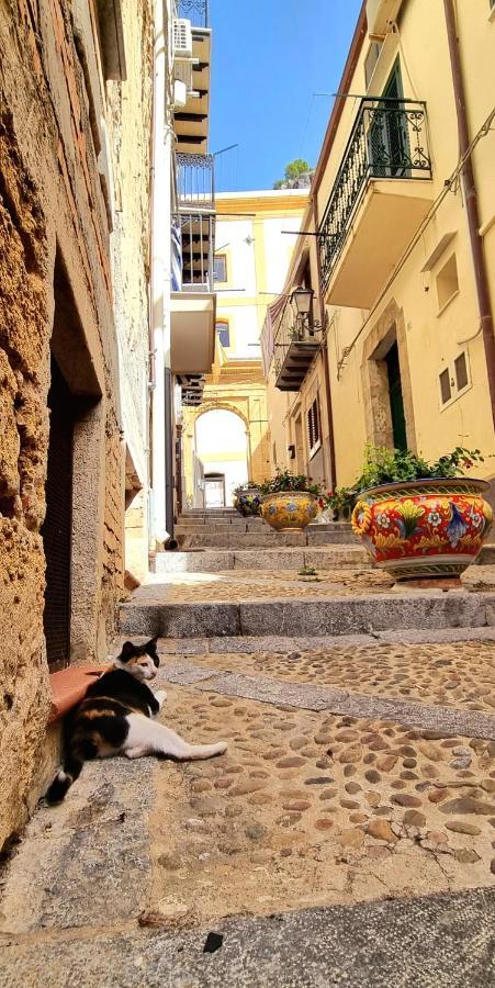 Appartamento terrazza Caracciolo Cefalù Esterno foto